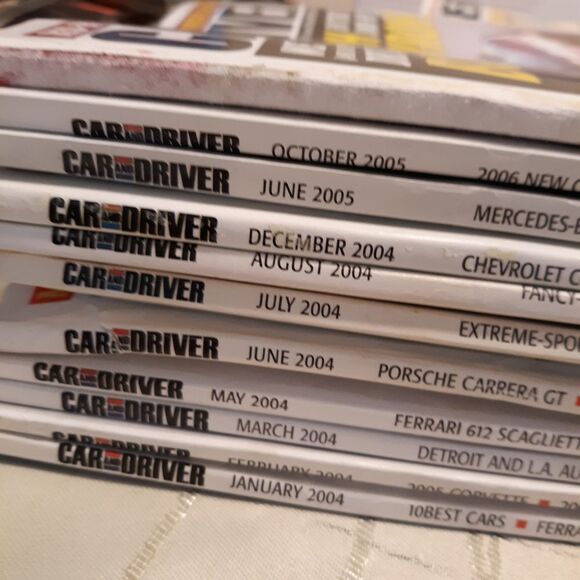 Car and Driver Vintage Automotive Magazines 2004 and 2005 Bugatti Corvette Porsc - Picture 8 of 8